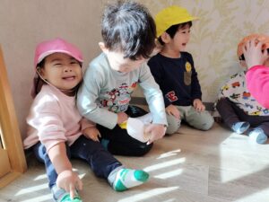 外遊びって楽しいね♪(廣瀧)