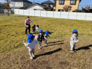フリスビーで遊んだよ♡(荒井)