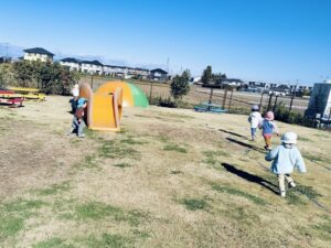 鬼ごっこをしたよ☆（西村）