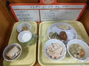 給食おいしかったね☆（落合）
