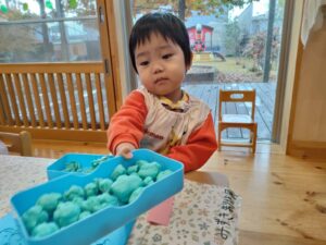 粘土でお弁当を作ったよ♪(尾崎)