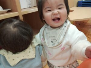 人形で遊んだよ（小倉）