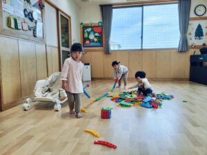 ブロック遊び♪（沖田）