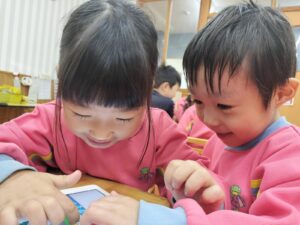 本日のきりん組（保坂）