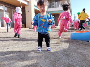 みつば保育園で(山縣)