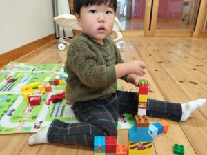 ブロックで遊んだよ（塚原）