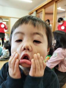 誕生会に参加しました（江藤）