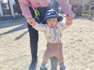 外で仲良く遊んだよ～！（小倉）