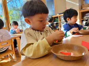 クリスマス制作をしたよ♪(尾崎)