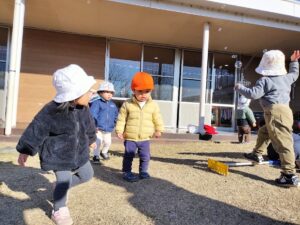 しゃぼん玉きれいだね！（宮嶋）