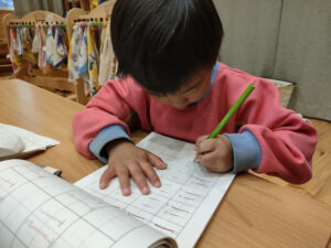 幼児組の子ども達（大類）