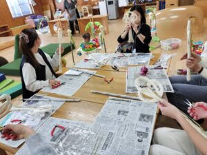 12月26日　フラワーアレンジメント（石崎）