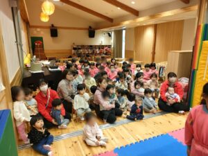 体操を披露！（大類）