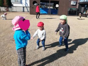 りんご・ぱいなっぷる組で遊んだよ♡（渡邊）