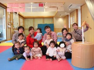 餅つきに挑戦！（大類）