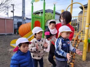 今年初登園！（本郷）
