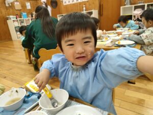 1月5日　美味しい給食☆彡（牛久）