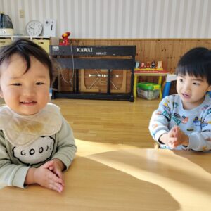 本日のちゅうりっぷ組（野澤）