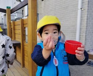 氷ができたよ。(山縣)