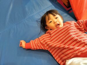 遊技室で遊んだよ！（片寄）