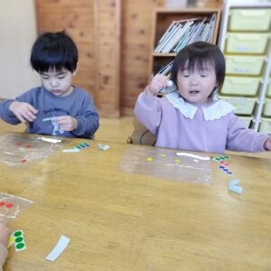 戸外遊び楽しかったね♪（瀬端）