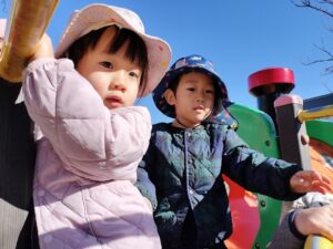 外で遊んだよ♪（平野）