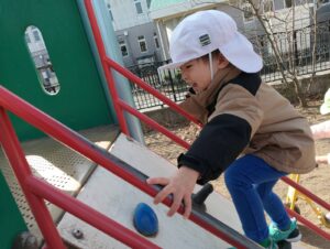 寒さにも負けないあひる組さん！（初見）