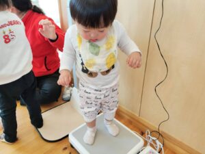 身体測定をしたよ（阿部）