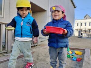 今日も沢山遊んだよ☆（本郷）