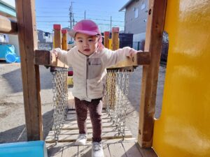 園庭遊び楽しかったね！（続橋）