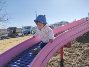 第二園庭で遊んだりす組☆（日向野）