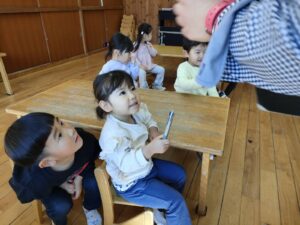 2月4日　たいよう組の様子♡（牧田）