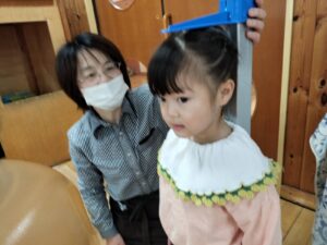2月５日身体測定／発達相談（石崎）