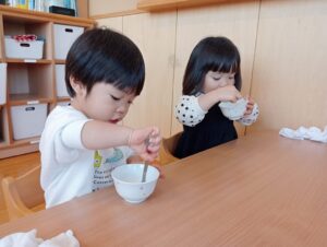 本日のつぐみ組（齋藤）