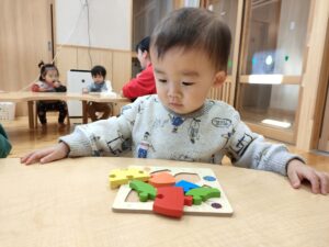 初めてのパズル！（小原）