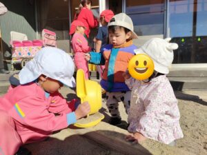 気持ちの良い外遊び♪（遠藤）