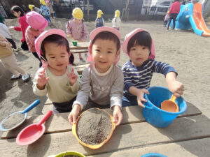 楽しく戸外遊びしたよ（佐々木）