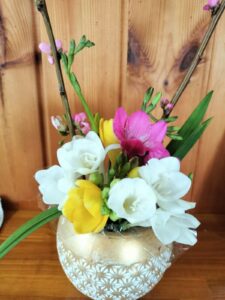 3月2日　フラワーアレンジメント（石崎）
