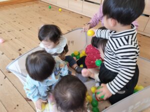 ボールプールしたよ！（用皆）