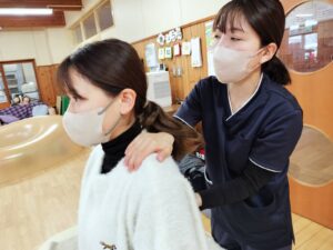 3月10日　ヘッドマッサージ（石崎）