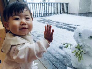 雪が降ったよ☆（西村）