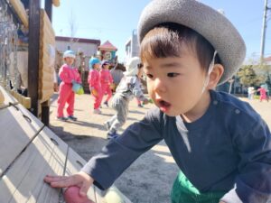 戸外遊びをしました！（福田）
