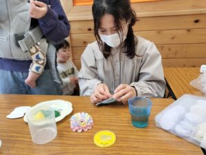 ☆「ロゼット作り」☆(青柳)