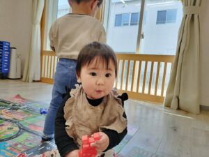 しゃぼん玉したよ！（早乙女）