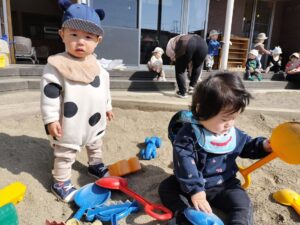 元気いっぱい戸外遊び！（音田）