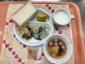 ☆今日の給食☆（わかば）