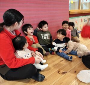 みつば保育園2階に行ってきたよ！（早乙女）