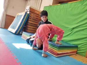 体操教室に参加したよ！(山本)