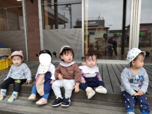 つぼみ組さん♪(鳥居)