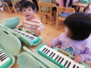 初めての鍵盤ハーモニカ♪（柳田）